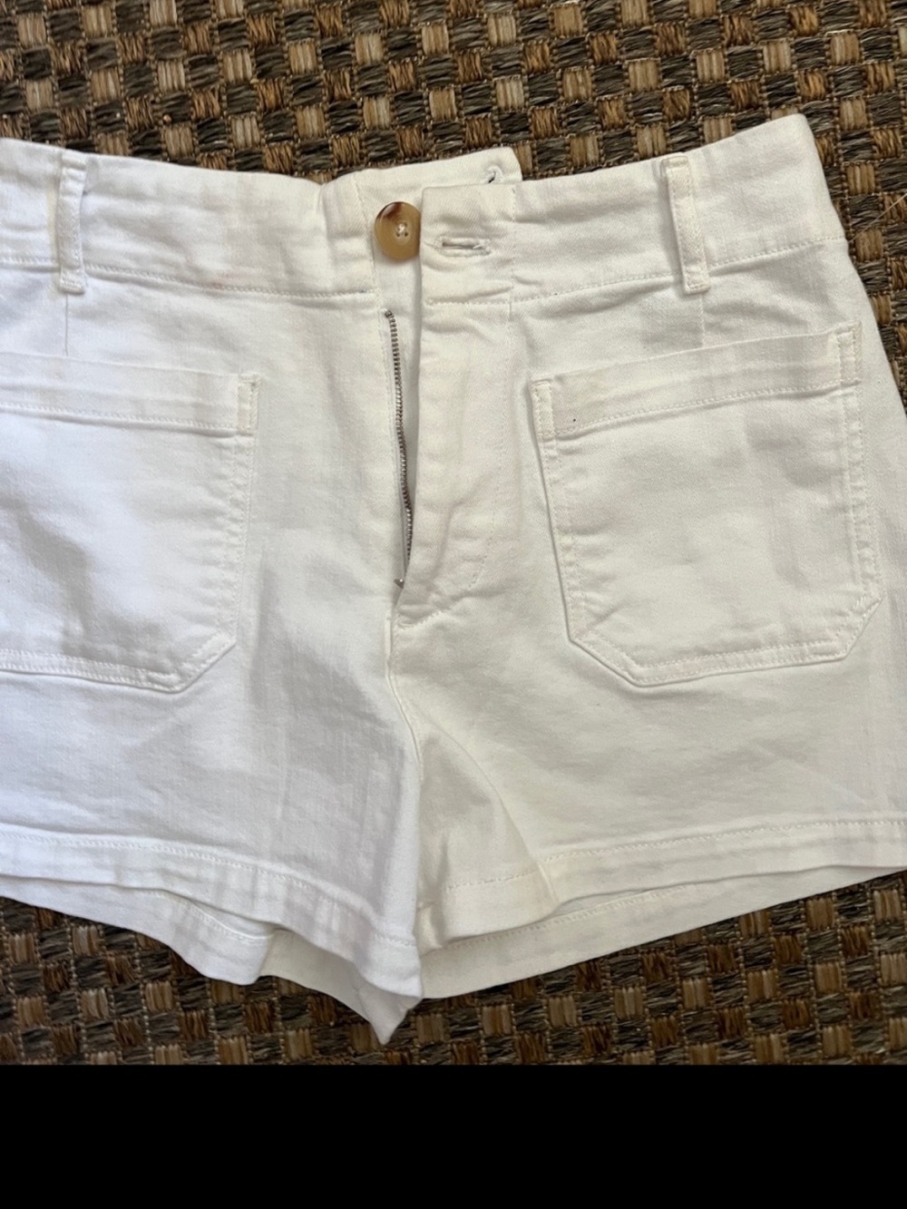 Maeve White Women's Colette 30  Blend Shorts NEW WITHOUT tags